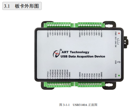 数据采集与控制 > USB采集卡 > USB3140A；8路模拟量电流输入通道，16bit分辨率，采样率高达250 kS/s，内置高精密转换电阻，可直接量测±20mA的电流信号；8路静态数字I/O。_采样率