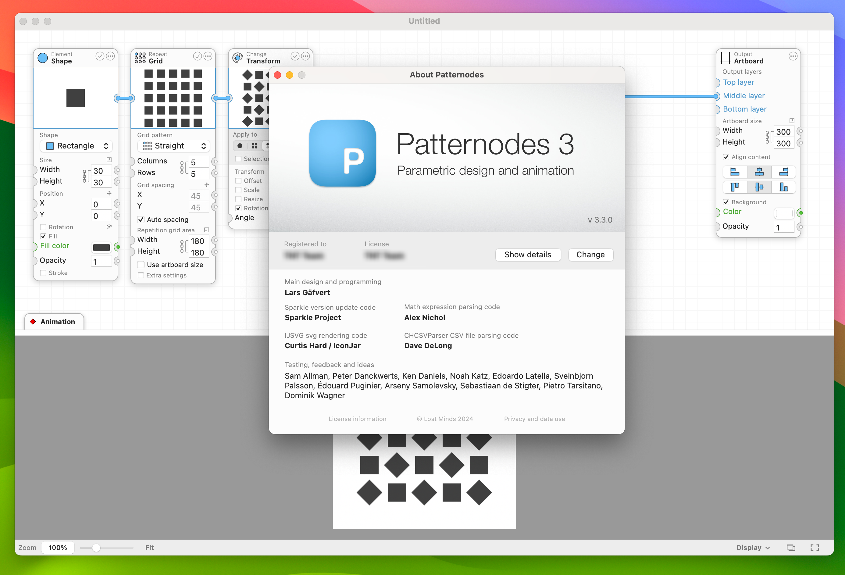 Patternodes for Mac v3.3.0 - 创建图形矢量模式工具