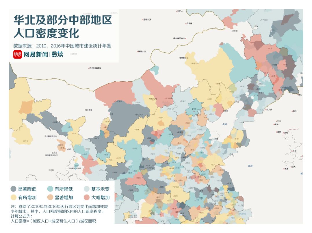 分析了633箇中國城市之後我們發現五分之二都在流失人口附統計圖