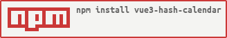 vue3-hash-calendar