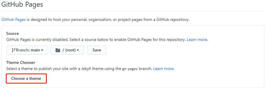 设置Github Pages主题