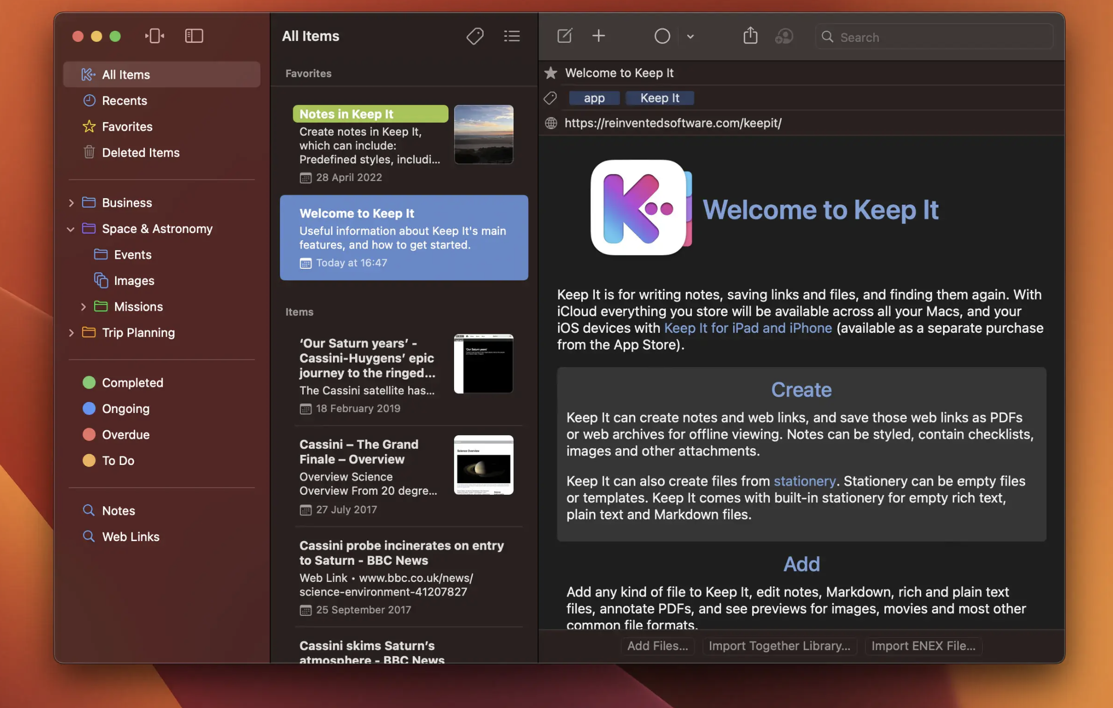 Keep It for Mac v2.4.4 Mac笔记软件 激活版-1