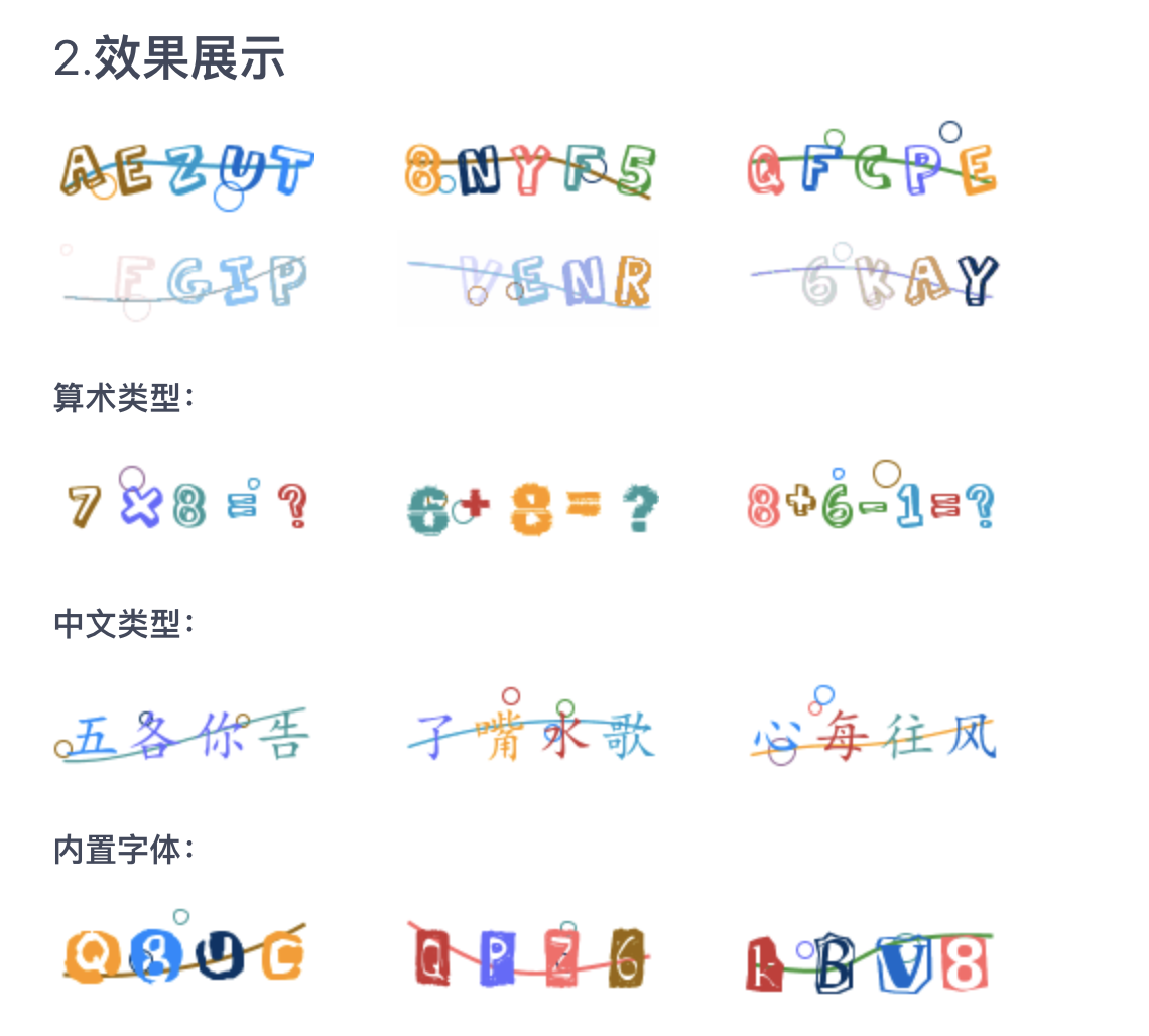 java图形验证码开源还在苦恼验证码怎么实现这个验证码合集你想要的都