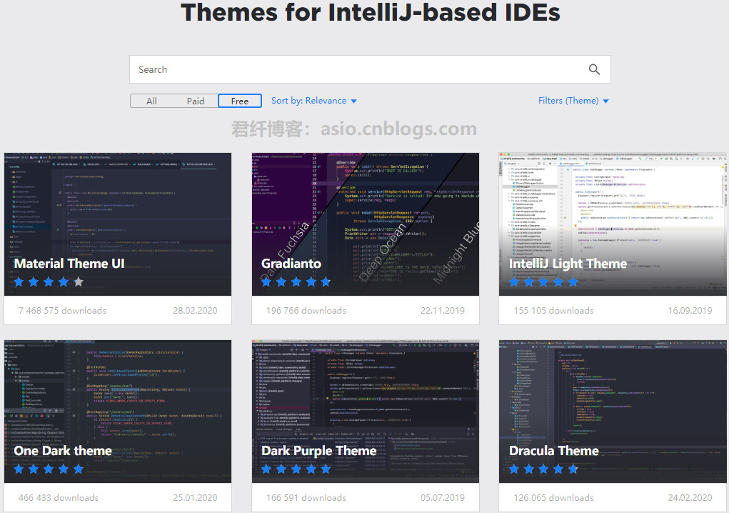 IDEA Theme官网