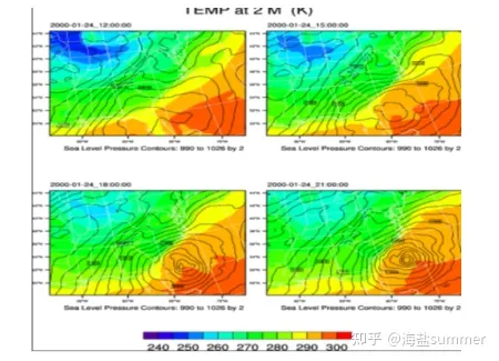 WRF-UCM 高精度城市化气象动力模拟、WRF+WRF-UCM 模拟气象场