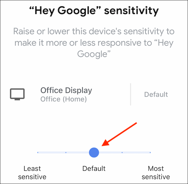 Choose the desired setting and then tap the return icon at the top of the screen (the less-than icon.)