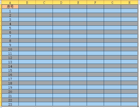 python如何实现隔行换色_Excel2010如何实现隔行设置背景色