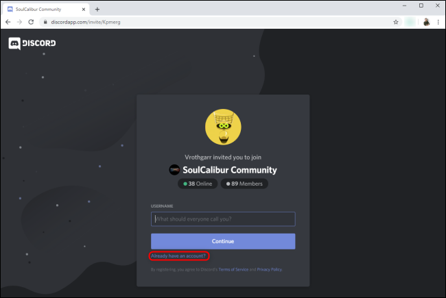 Discord Web Invite