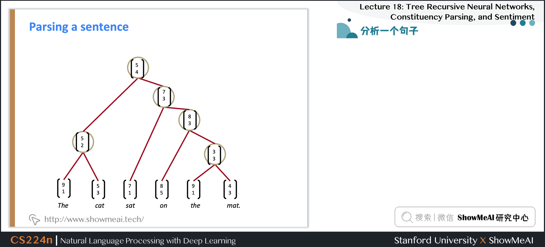 分析一个句子