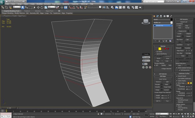 3D 工作室最大建模教程未来派螺栓枪