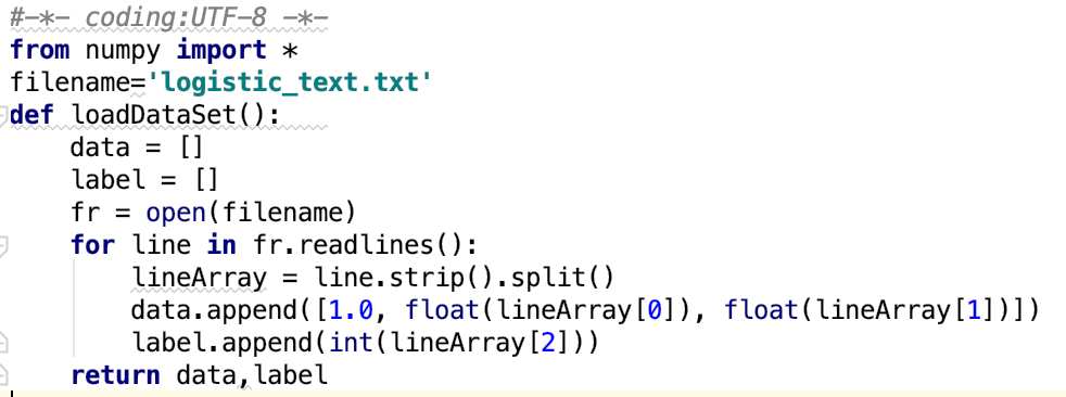 Python实现逻辑回归实战(完整版)--内附详细代码