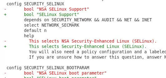 Linux 6.6 中的 SELinux 删除了 NSA 的引用