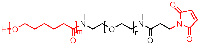 PCL-PEG-MAL，聚己内酯-聚乙二醇-马来酰亚胺，Poly(ε-caprolactone)-PEG-Maleimide_peg mal ...