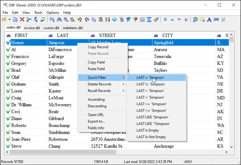 DBF Viewer 2000 7.95 注册版CSDN博客