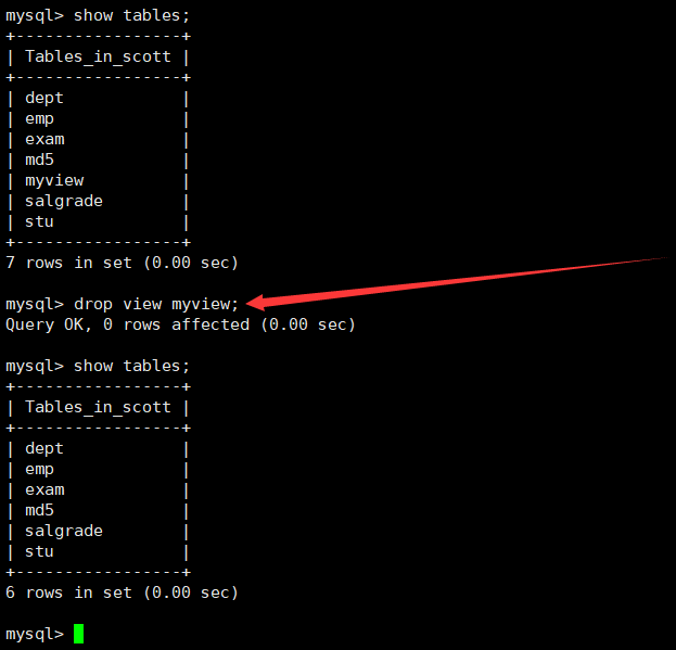 [MySQL]MySQL视图特性