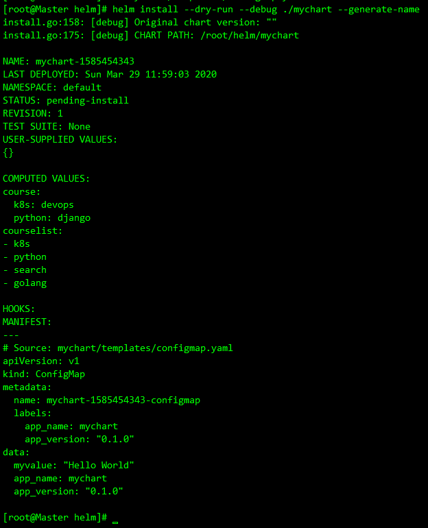 Helm3模板命名模板_helm helpers defineCSDN博客
