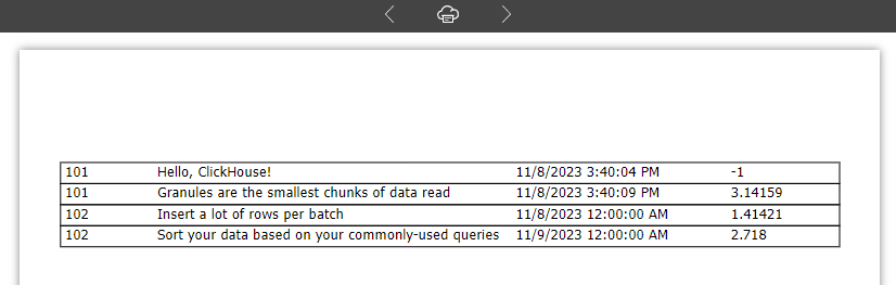 如何在报表工具 FastReport Cloud 中使用 ClickHouse