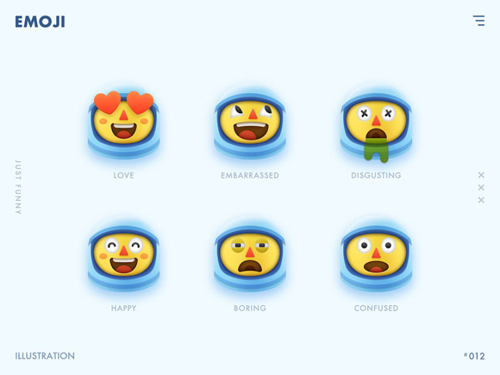 搞怪又可爱一组emoji表情