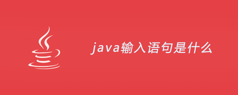 java输入语句_java输入语句是什么