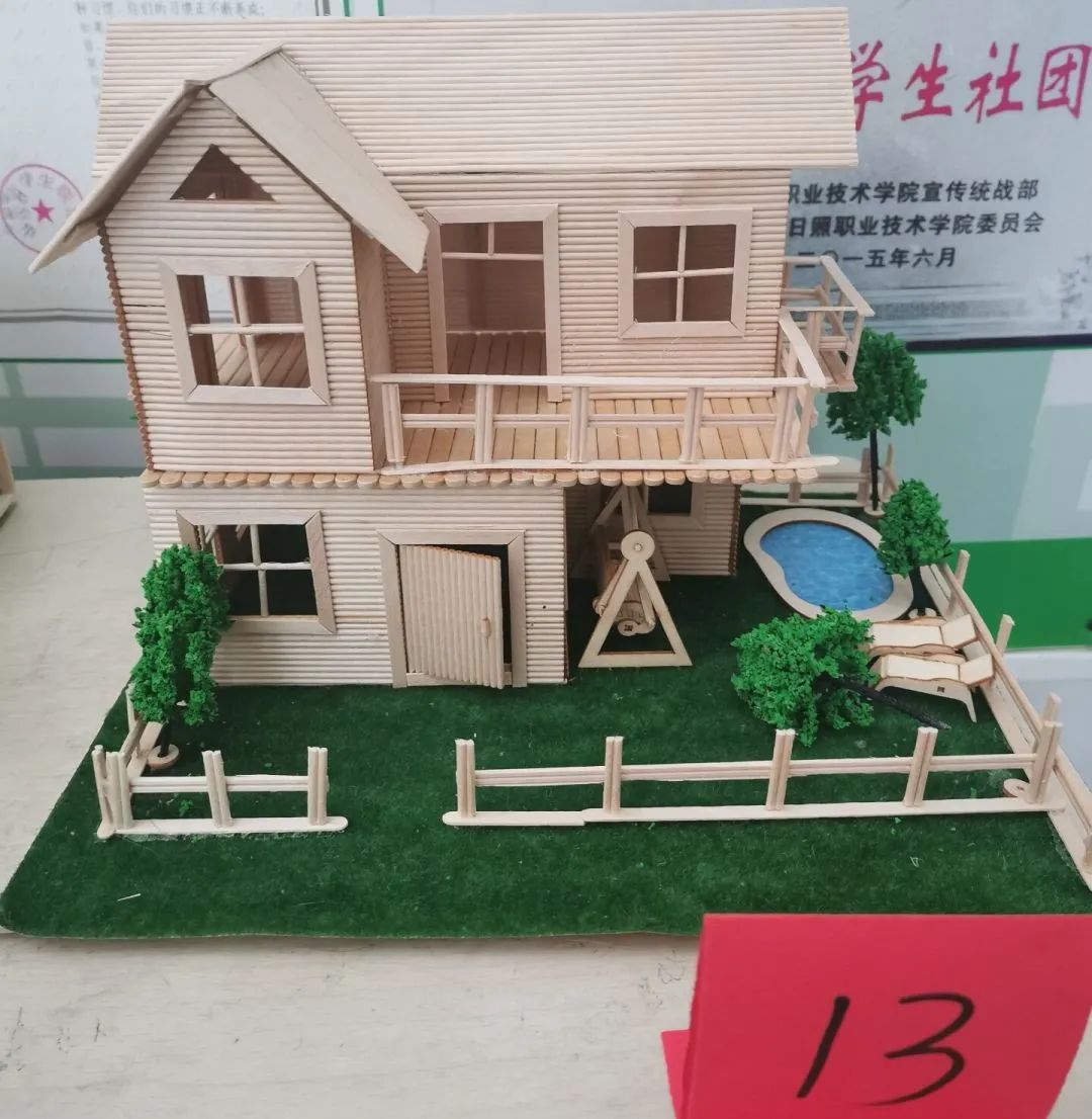 动脑学院建筑工程学院我和我的家乡模型设计作品展览