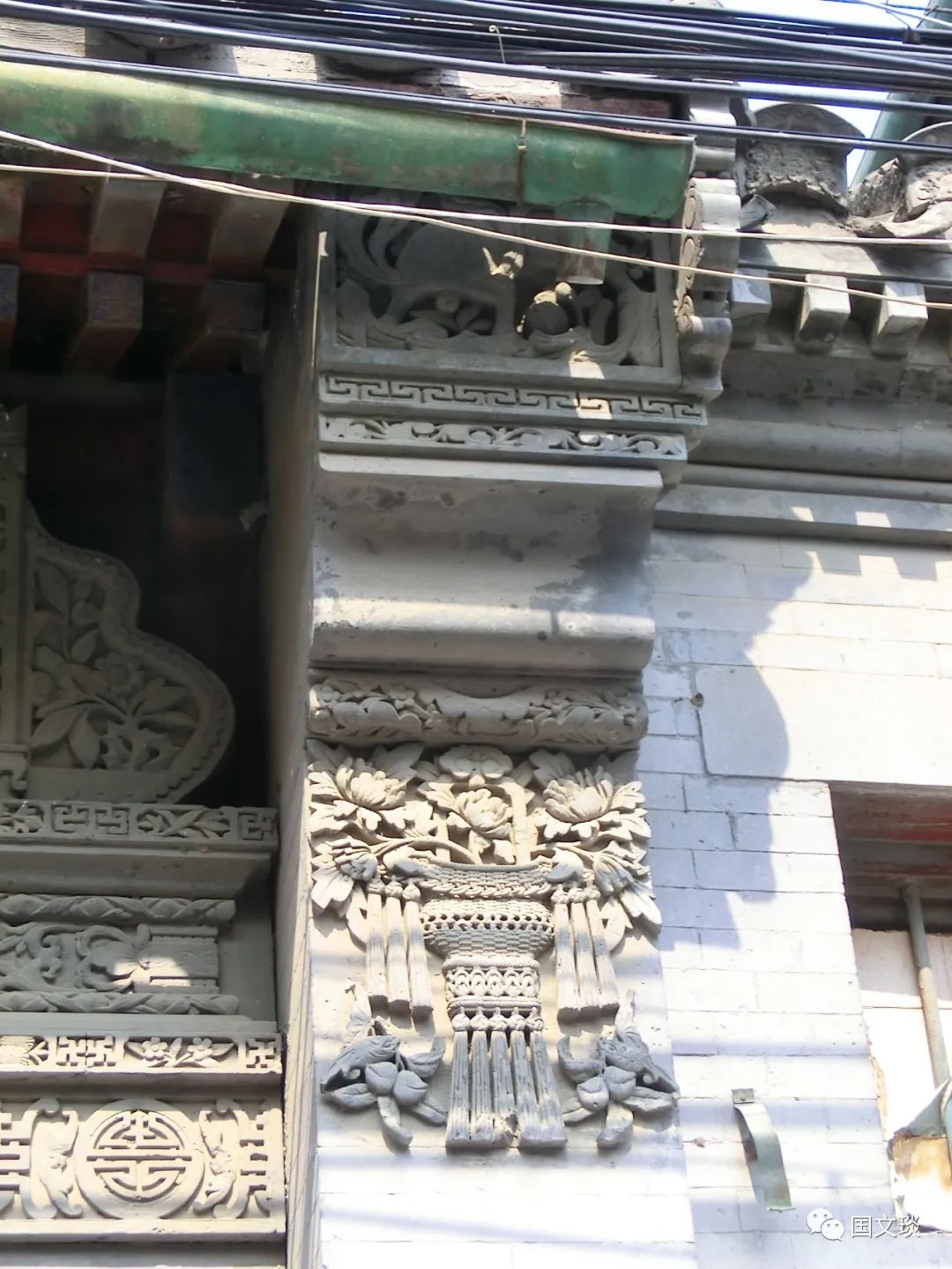 头的各个部位示意图微观古建古建筑的墀头二