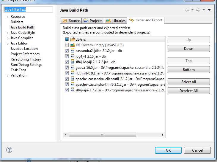 cassandra java jar_cassandra 之 jdbc 使用【java、scala】CSDN博客