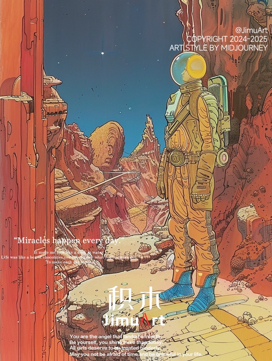 Midjourney每日艺术家分享｜By Moebius