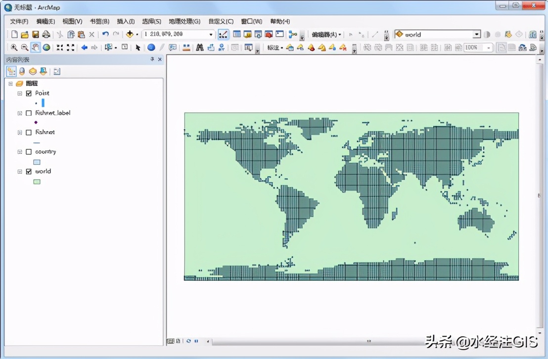 如何使用ArcGIS制作新闻1+1演播室点阵地图？