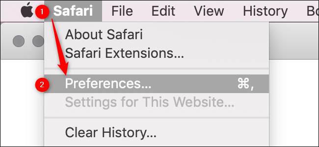 Safari Preferences