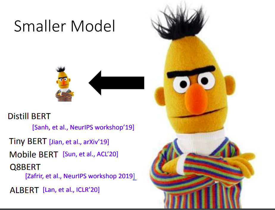 李宏毅自然语言处理bert和它的家族