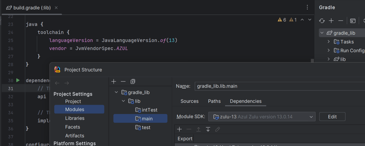 Gradle ツールチェーンから Java SDK を検出する