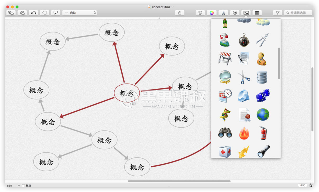 【macOS软件】iThoughtsX 9.3 思维导图软件