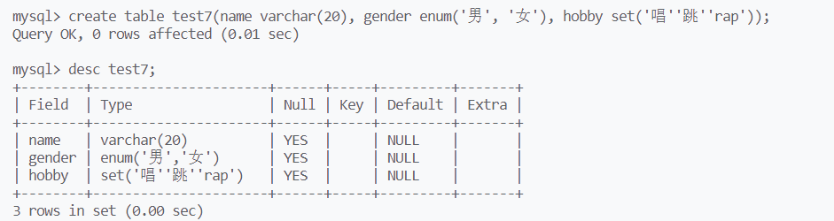 MySql 数据库基础概念，基本简单操作及数据类型介绍