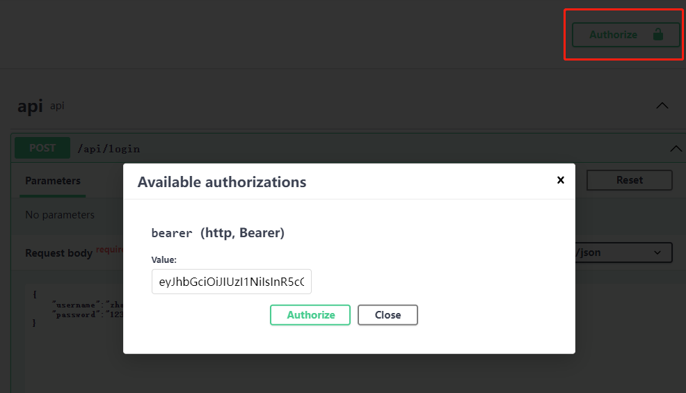四、Midway 集成 Swagger 以及支持JWT bearer_midwayjs jwt_码道功臣的博客CSDN博客