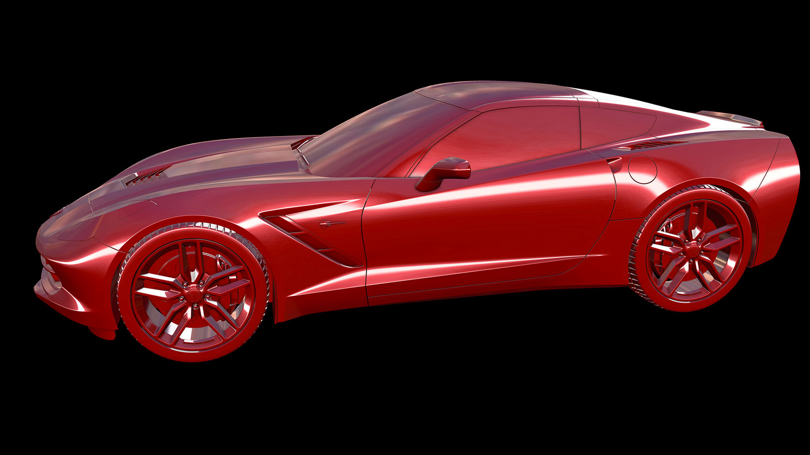 Master Car 3D Modeling in Blender Reflections - Car Body Design