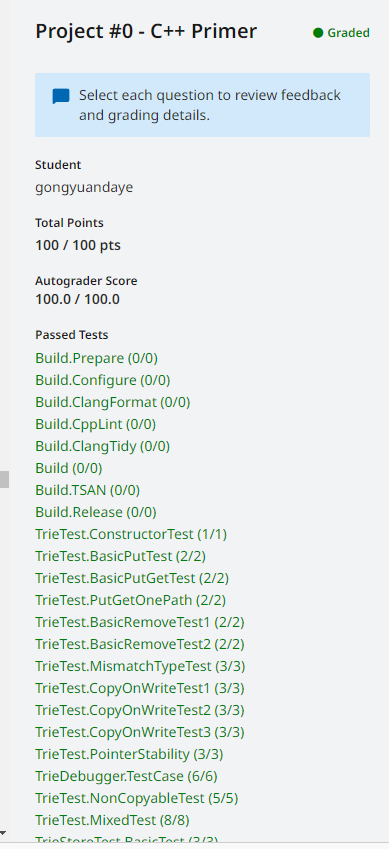 CMU15-445-Spring-2023-Project #0 - C++ Primer