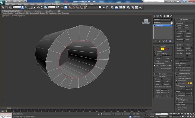 3D Studio Max モデリング チュートリアル未来的なボルトガン