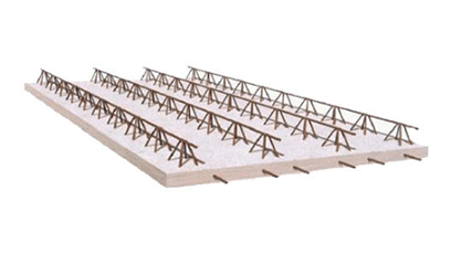 预制叠合板是由预制层和现浇钢筋混凝土层叠合而成的装配整体式楼板.