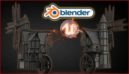 Blender与UE5完美结合全流程创作游戏资产视频教程 Blender教程-第2张