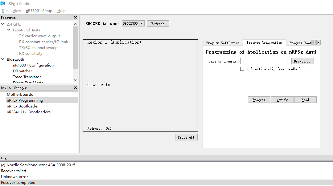 Nordic nRF52832程序下载问题分析