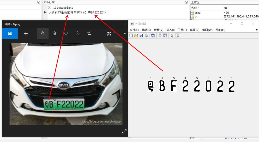 java matlab车牌识别,车牌识别matlab实现(蓝色车牌和新能源车牌)