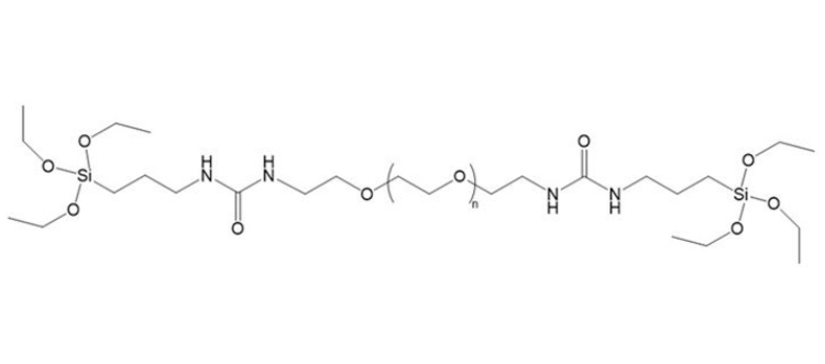 硅烷聚乙二醇硅烷，Silane-PEG-Silane同官能团科研试剂，化学结构式