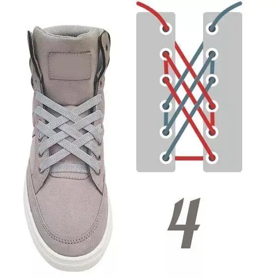 aj13鞋带系法图片