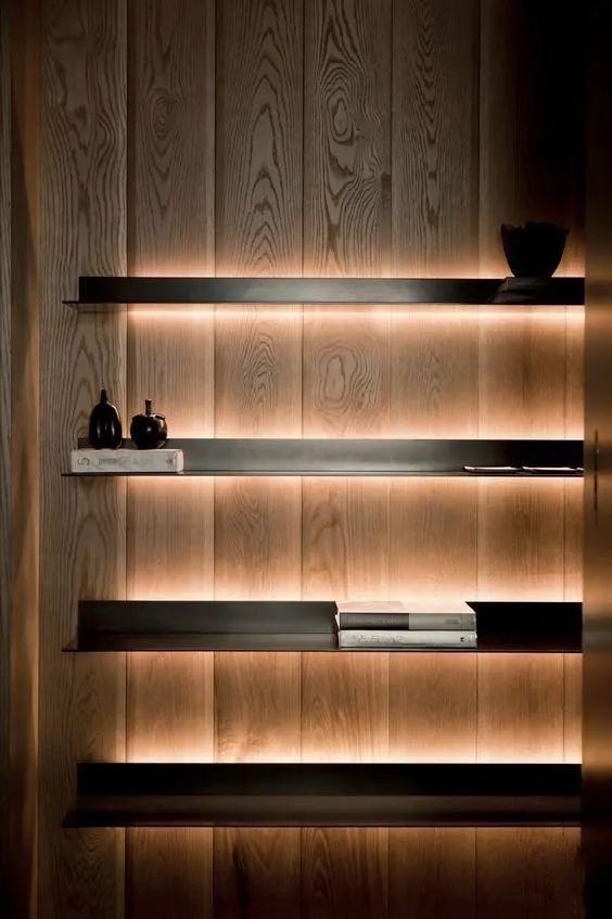 可编程led灯带原理_88张图搞定层板灯带的设计,安装,收口及检修!