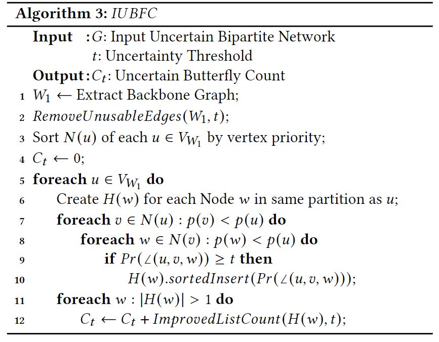 [VLDB 2022]Butterfly Counting on Uncertain Bipartite Graphs