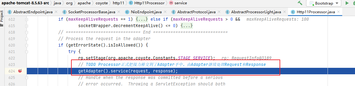 Http11Processor.service()