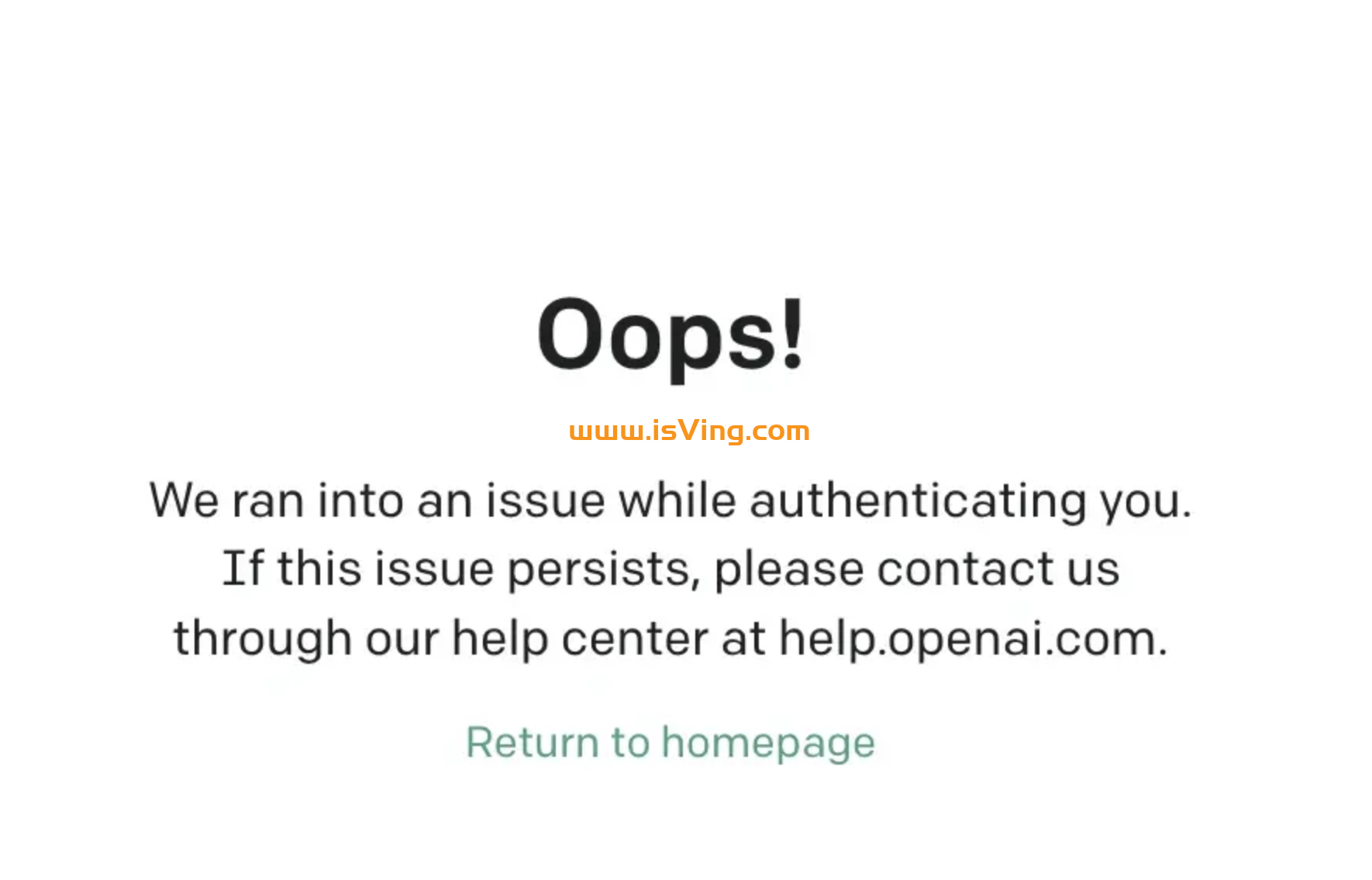 身份<span style='color:red;'>验证</span>遇到问题，<span style='color:red;'>登陆</span>ChatGPT时提示：“we ran into an issue while <span style='color:red;'>authenticating</span> you…”