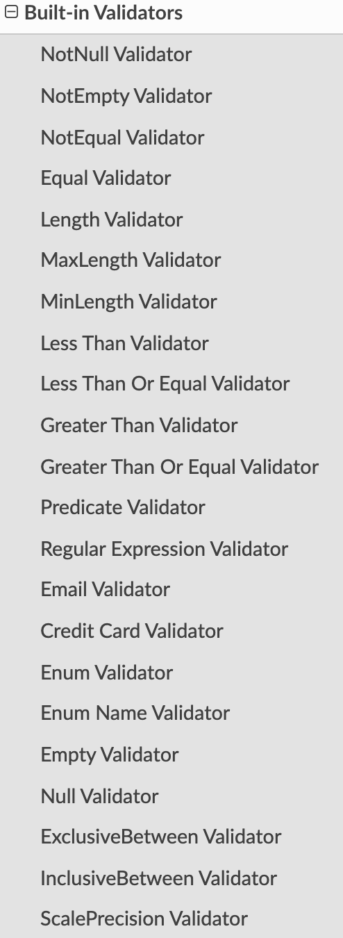 验证规则构建神器 FluentValidation.md