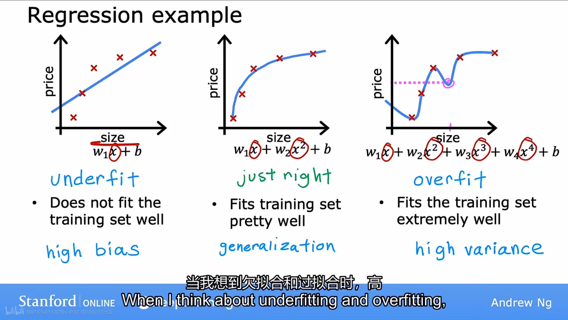 吴恩达机器学习Deeplearning.ai课程学习笔记(Supervised Machine Learning Regression and ...